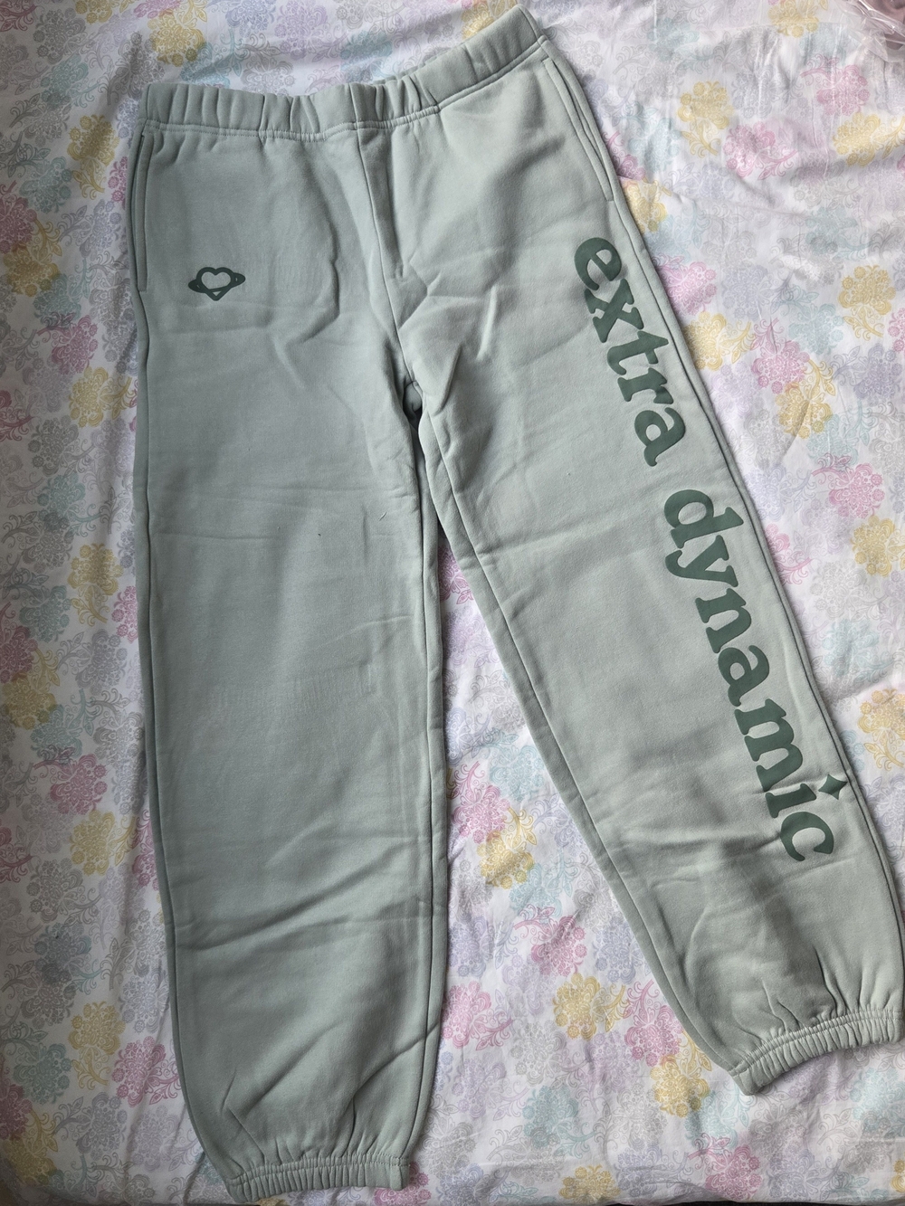 New Juniper Creates extra dynamic matcha green banded sweatpants joggers Size L